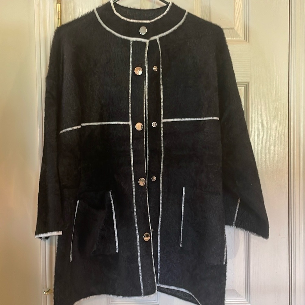 Cyrus Button Snap Front Lightweight Jacket In Siz… - image 2